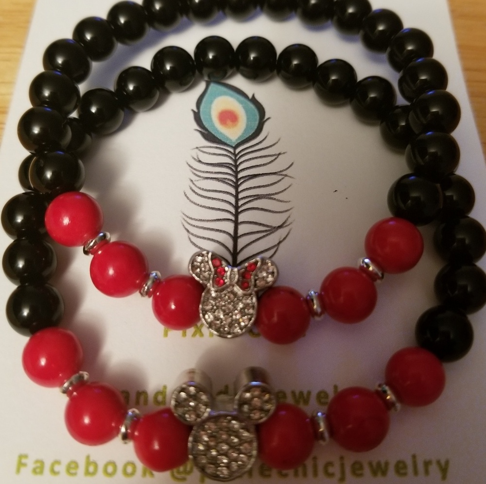 Disney couples bracelet set